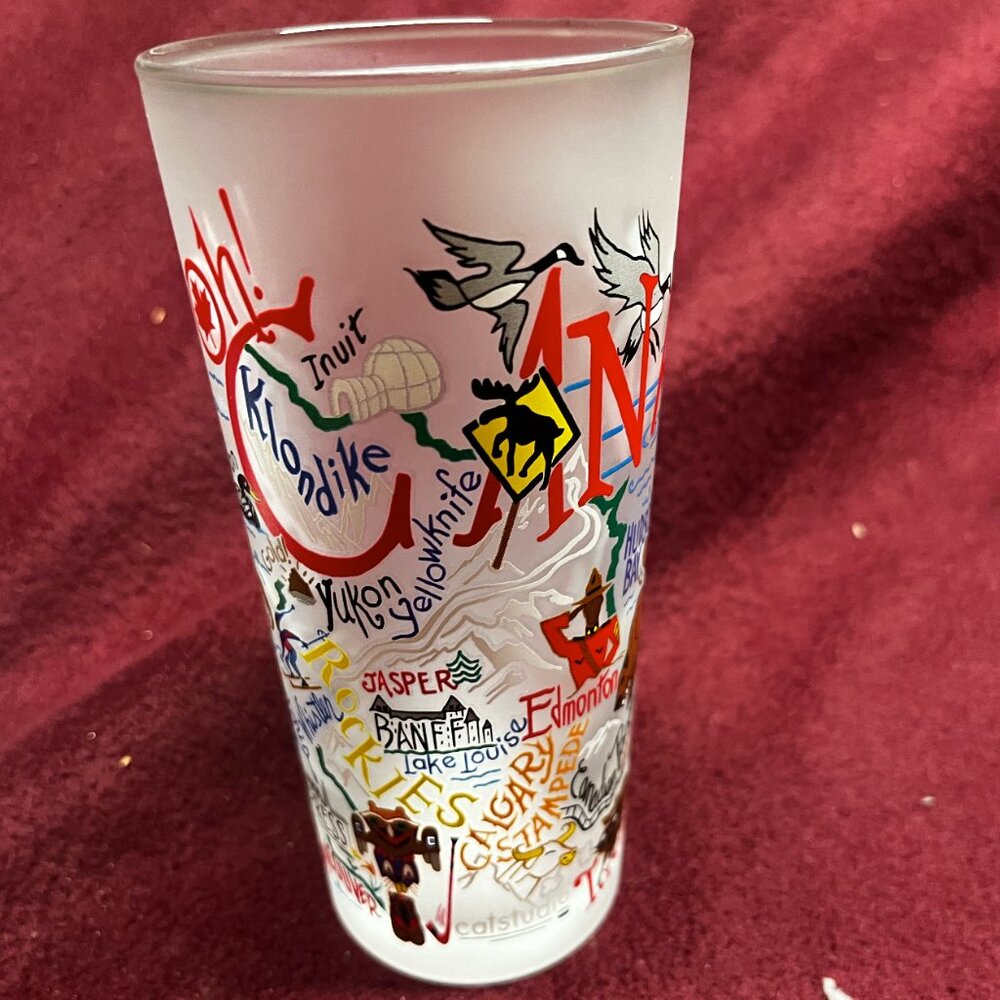 unique Canada drinking glass (gift idea!)